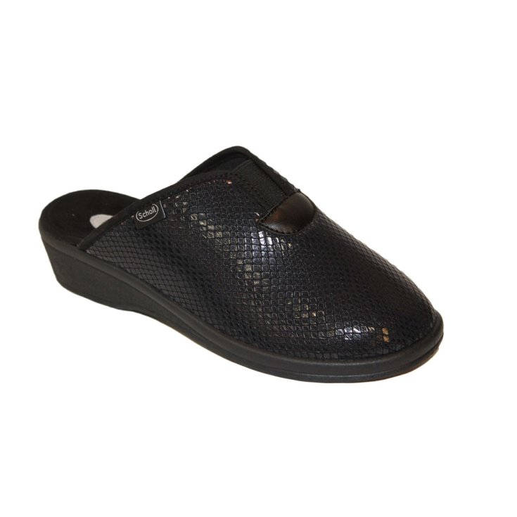 Ciabatta Da Donna Elasticizzata Printed Nero 42 Sholl 1 Paio