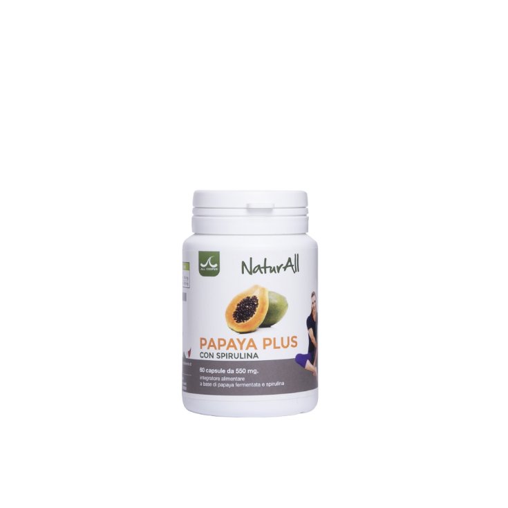 NaturAll Papaya Plus Con Spirulina  Jill Cooper 60 Capsule