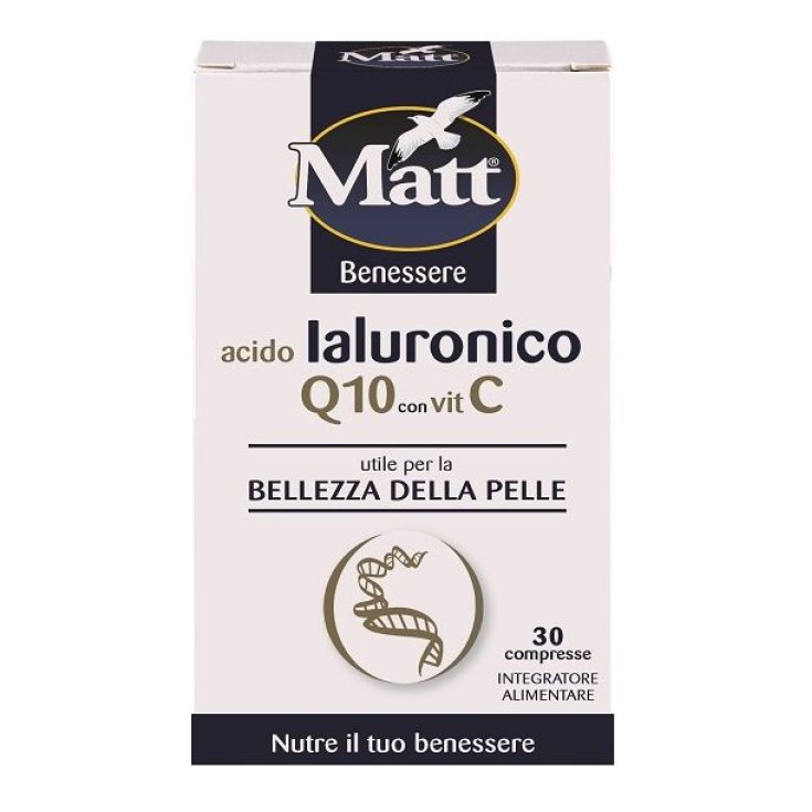 Matt&reg; Benessere Acido Ialuronico Q10 Con Vit C A&D 30 Compresse
