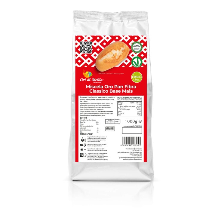 Miscela Oro Pan Fibra Classico Base Mais Ori Di Sicilia 1kg