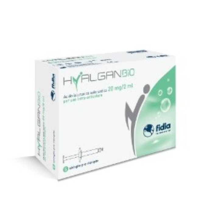 Hyalganbio Siringa Intra-Articolare&nbsp;2ml Fidia 5 Pezzi