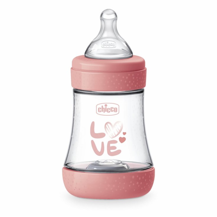 Perfect 5 Biberon 150ml Flusso Lento Silicone Rosa Chicco&reg;