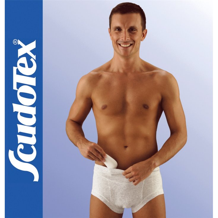 Cotton Slip Con Pelotte Vita Bassa Grigio 5 Scudotex&reg;