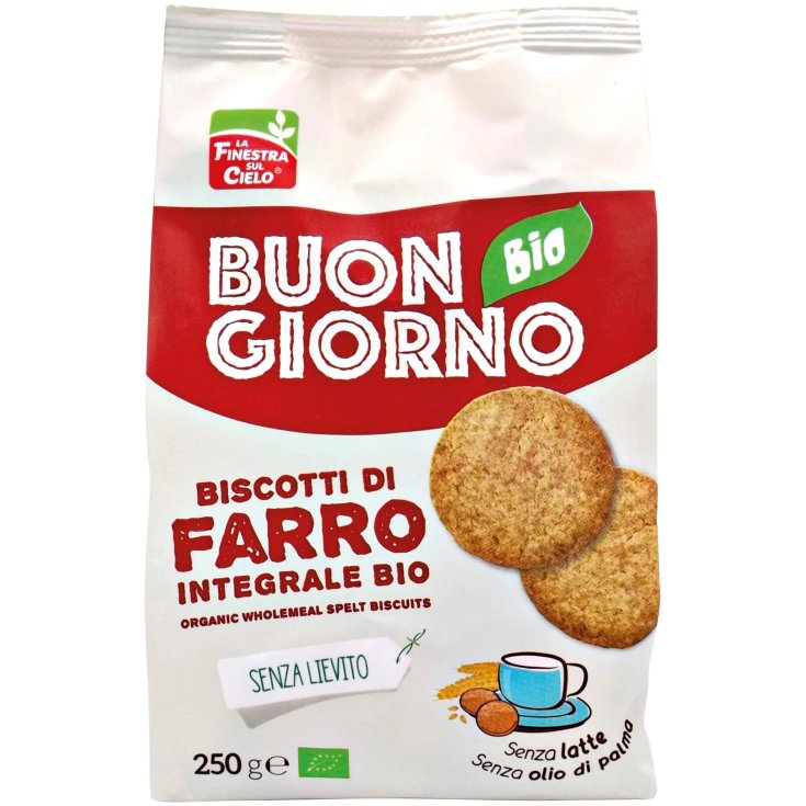 Buongiorno Bio Biscotti Integrali di Farro La Finestra Sul Cielo 400g