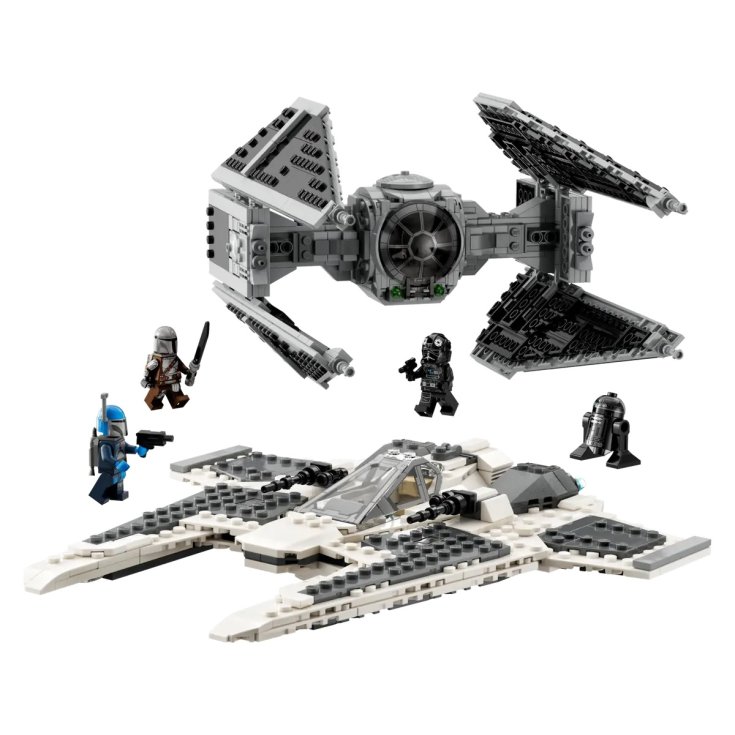 Fang Fighter Mandaloriano vs TIE Interceptor LEGO