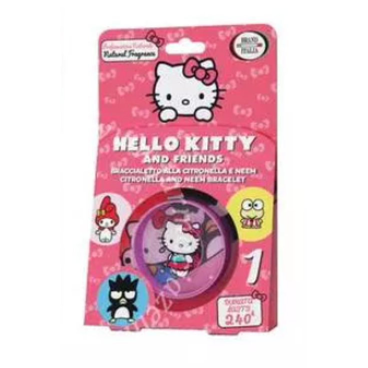 Hello Kitty Braccialetto Anti-Zanzare Brand Italia 1 Pezzo