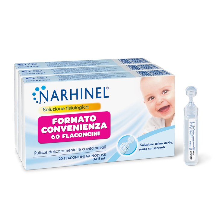 Narhinel&reg; Soluzione Fisiologica 3x20