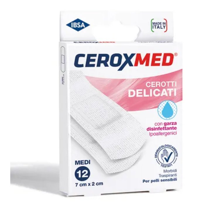 Ceroxmed&reg; Cerotti Delicati Medi IBSA 12 Pezzi