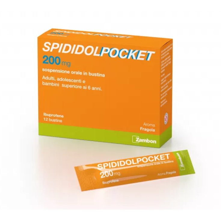 Spididolpocket Zambon 12 Bustine 200mg Spididolpocket Zambon 12 Bustine 200mg