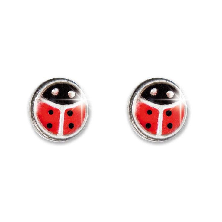Orecchini da Foratura Inverness R187C Coccinella 5mm