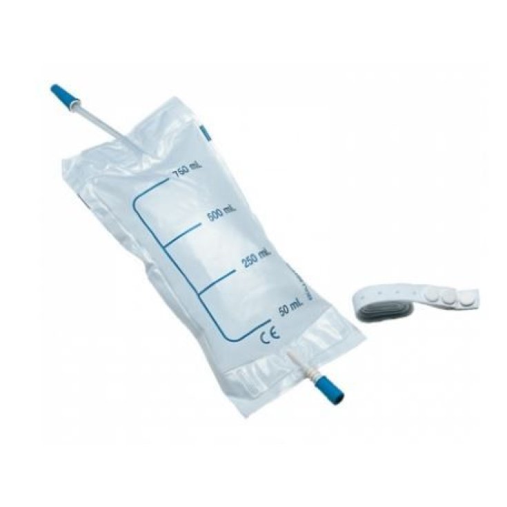 Sacca Urina da Gamba Tubo 10cm 750ml Farmacare 10 Pezzi