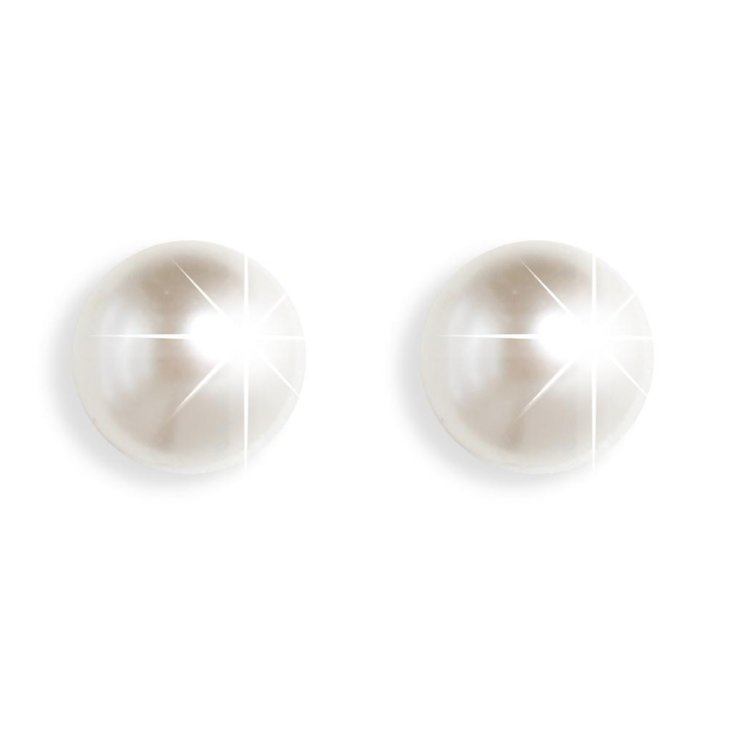 Orecchini da Foratura Inverness R587 Perla Cream 4mm