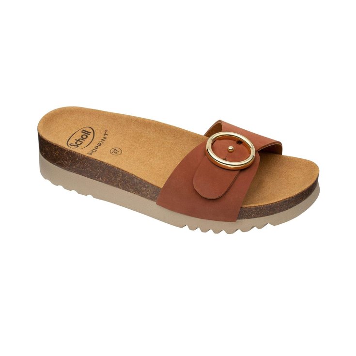 Malibu' Mule - Sandalo Donna Cognac 37 Dr.Scholl