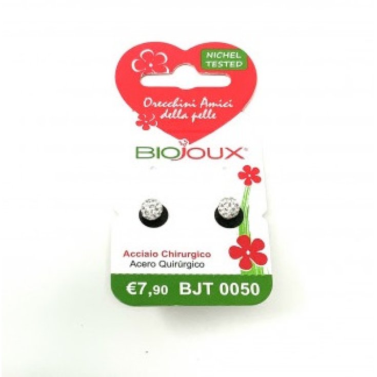 Orecchini BJU 0060&nbsp;Pallina Bianca 6mm&nbsp;BioJoux
