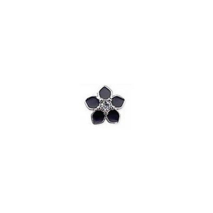 Orecchino Post-foratura Crystal/Enamel Biojoux