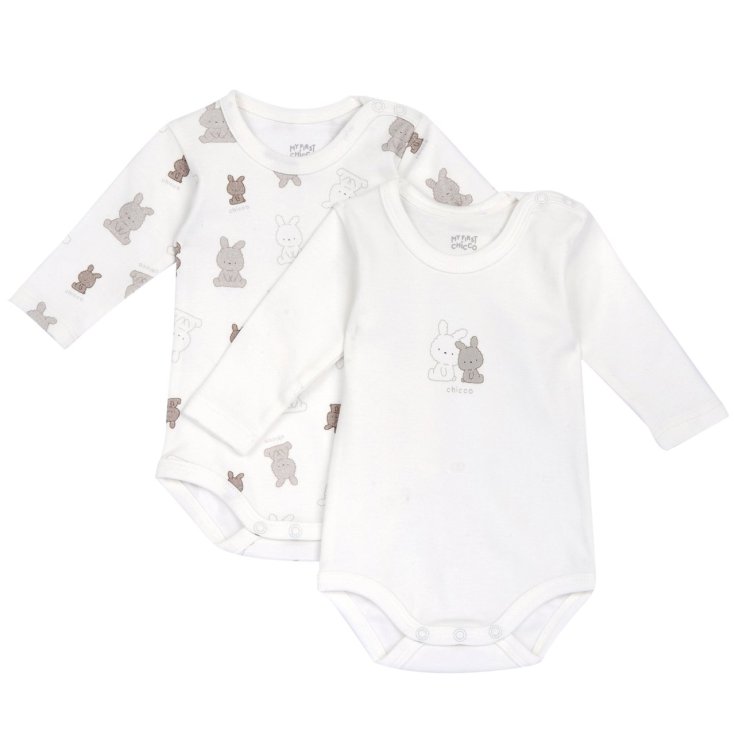 Set Body Intimo Manica Lunga 14684&nbsp;56cm 0-1M 033&nbsp;Chicco&reg; 1 Set