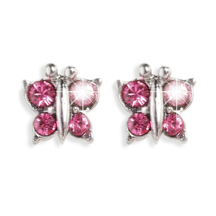 Orecchini Farfalla Cristallo Rosa 848S-2&nbsp;Inverness