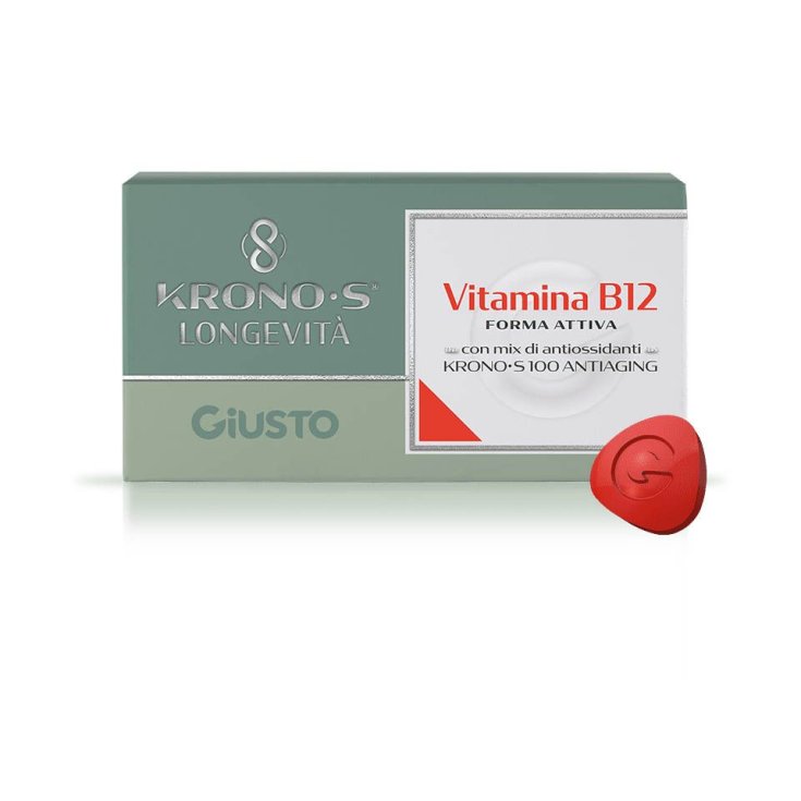 Vitamina B12 Kronos Longevit&agrave; Giusto 30 Compresse