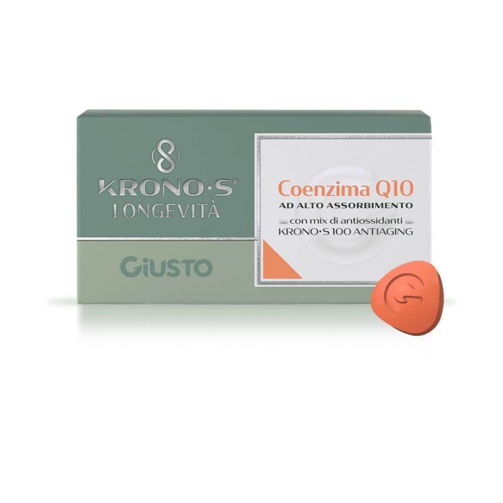 Coenzima Q10 Kronos Longevit&agrave; Giusto 20 Compresse