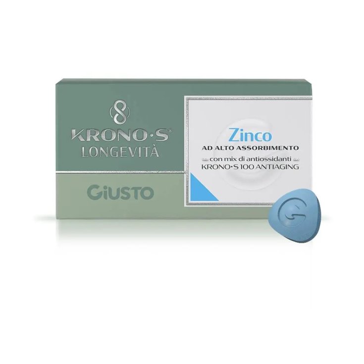 Zinco Giusto Longevit&agrave; Kronos 30 Compresse