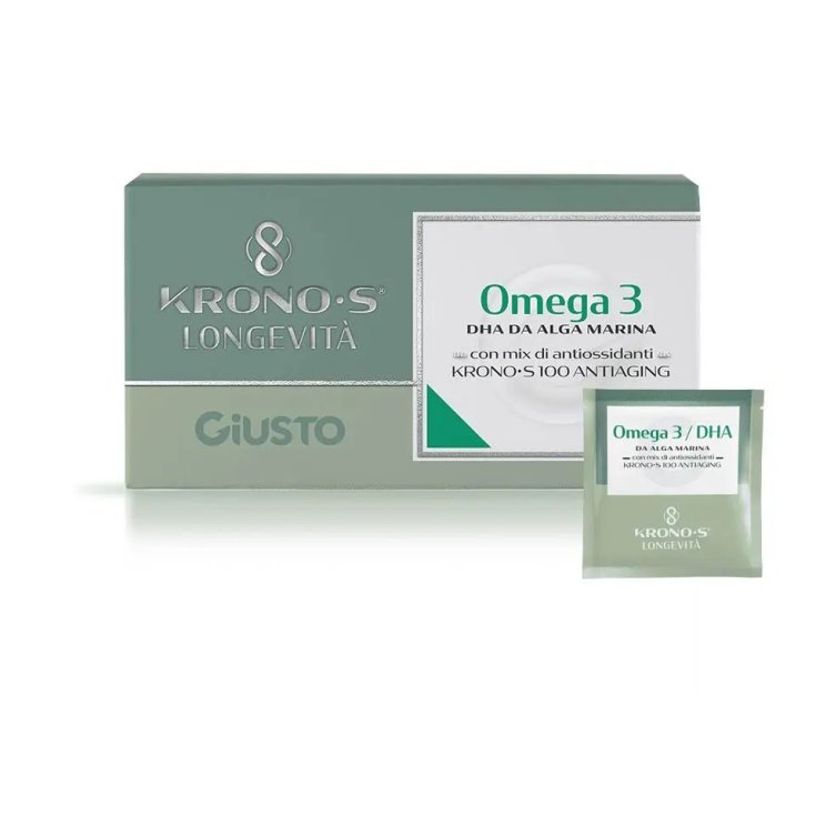 Omega 3 DHA Krinos Longevit&agrave; Giusto 10 Bustine