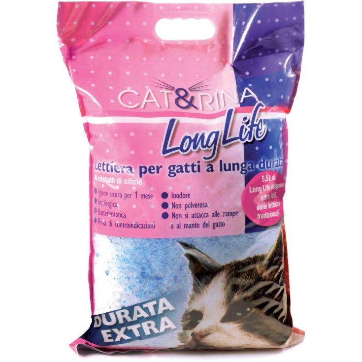 LongLife Lettiera Per Gatti A Lunga Durata Cat&Rina 5,5lt