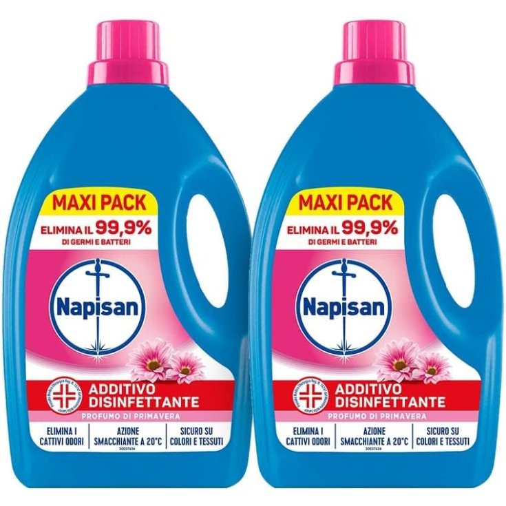 Napisan Additivo Disinfettante Liquido per Lavatrice Primavera 2x2,2L