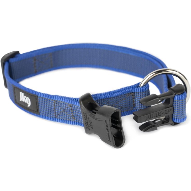 Collare Blu Tg.M 2,5 x 39-65cm Julius-K9