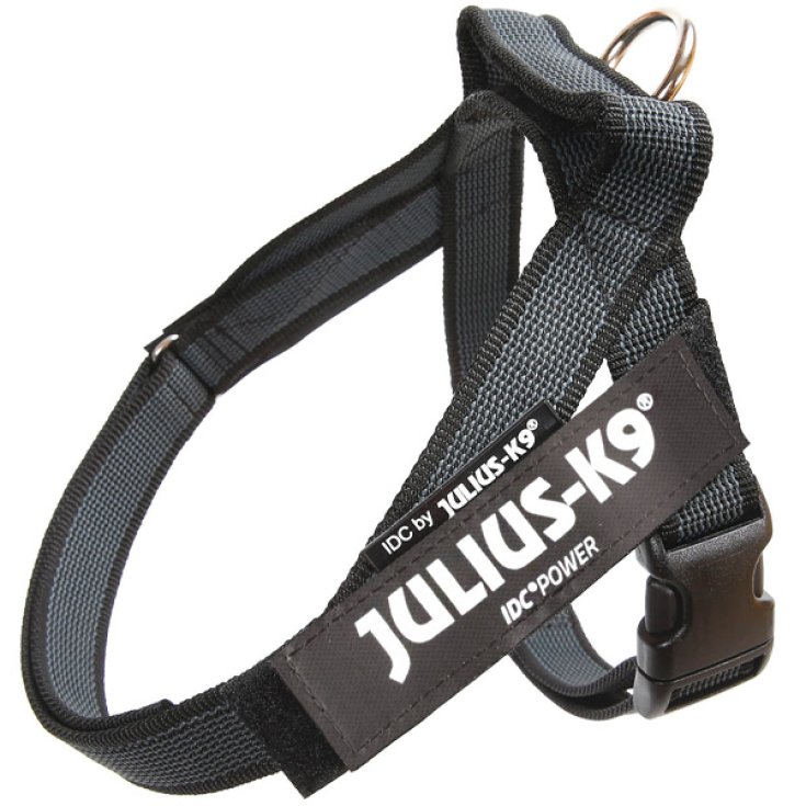 Pettorina IDC Color & Gray Belt Harnes Nero Tg.M&nbsp;Julius-K9