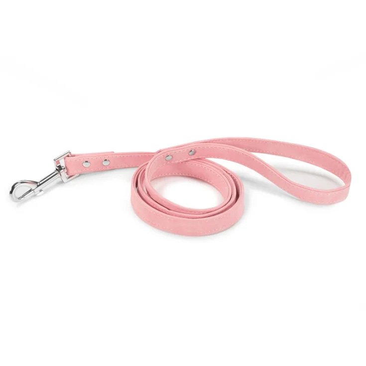 Guinzaglio Cane Similpelle Rosa M Record&reg;