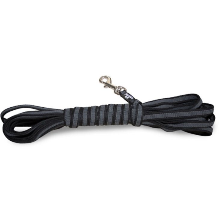 Guinzaglio con Maniglia Super-Grip Nero 2cm x 5m Julius-K9