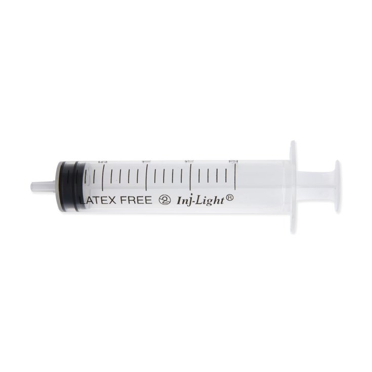 Siringa Inj/light&reg; Ipodermica 3 Parti Senza Ago E Cono Luer Centrale 100x10ml