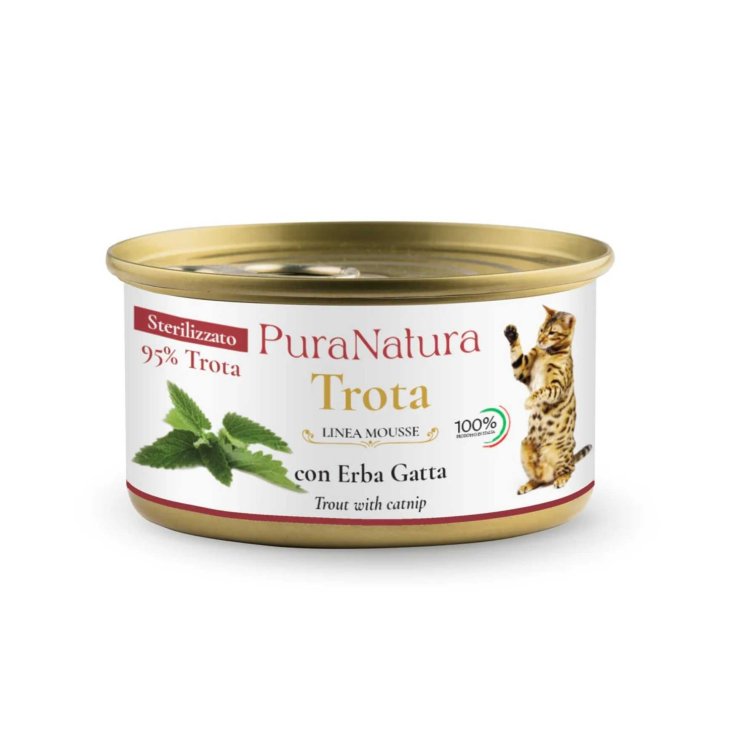 Trota Gatti Sterilizzati Pura Natura 85g