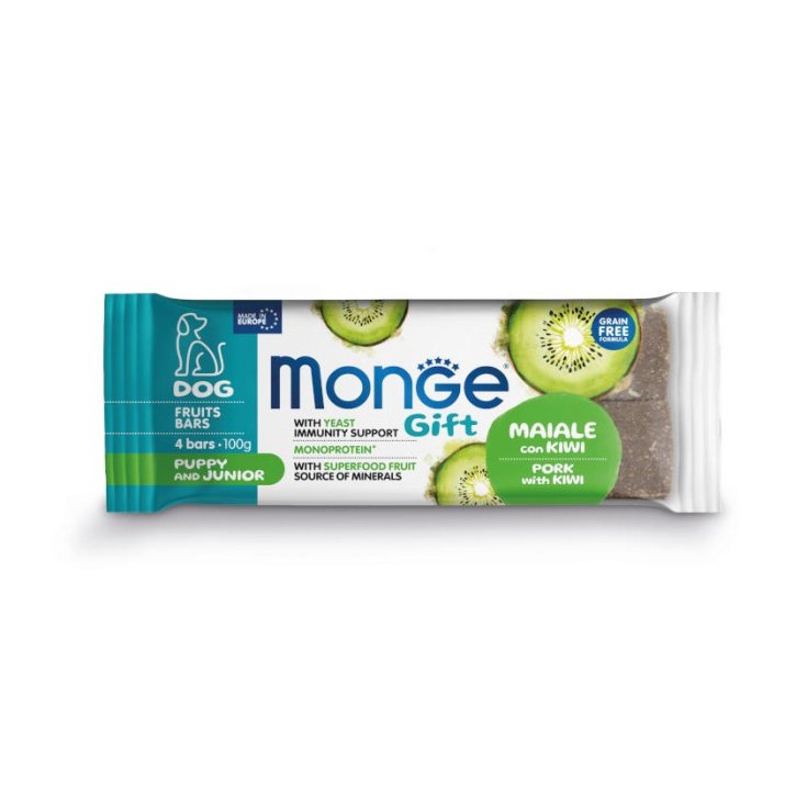 Puppy And Junior Dog Maiale con Kiwi Monge Gift 100g
