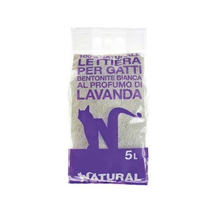Lettiera Per Gatti Bentonite Lavanda Natural Code 5lt