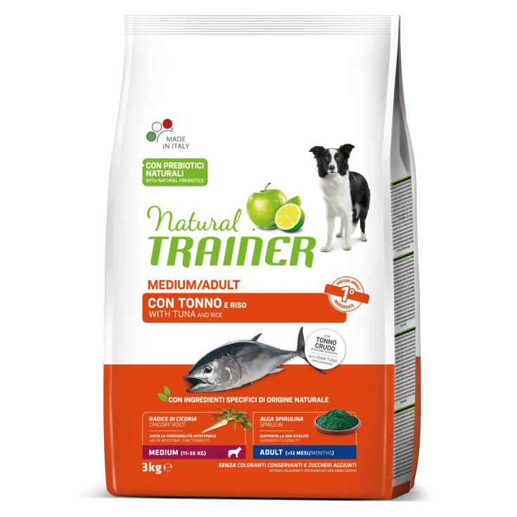 Medium Adult Tonno E Riso Natural Trainer 3kg