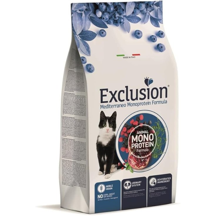 Animal Monoprotein Formula Gatti Sterilizzati Exclusion Mediterraneo 12kg