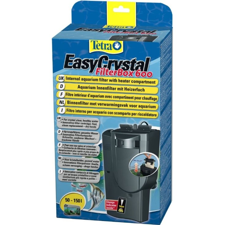 Tetratec Easy Crystal Filterbox 600 Tetra 1 Pezzo