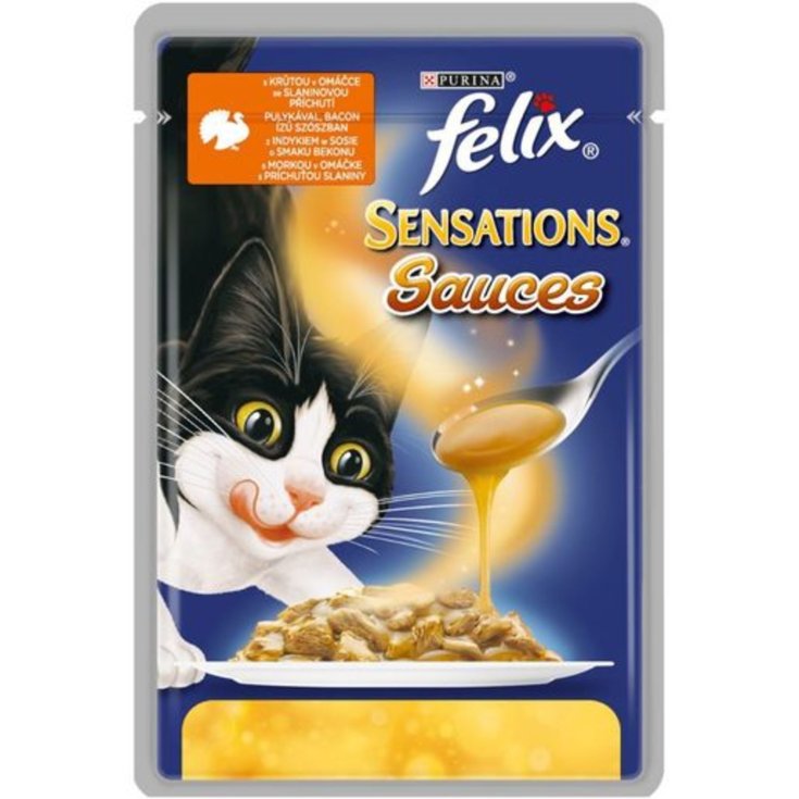 Felix Sensations Tacchino Bacon Purina 100g