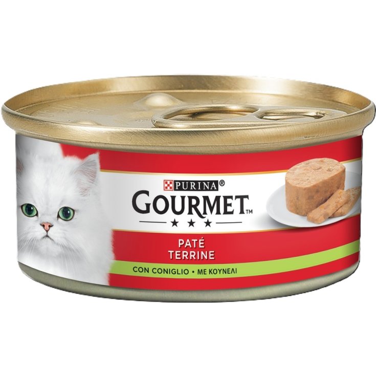 Rosso Gatto Pat&eacute; con Coniglio GOURMET 195g