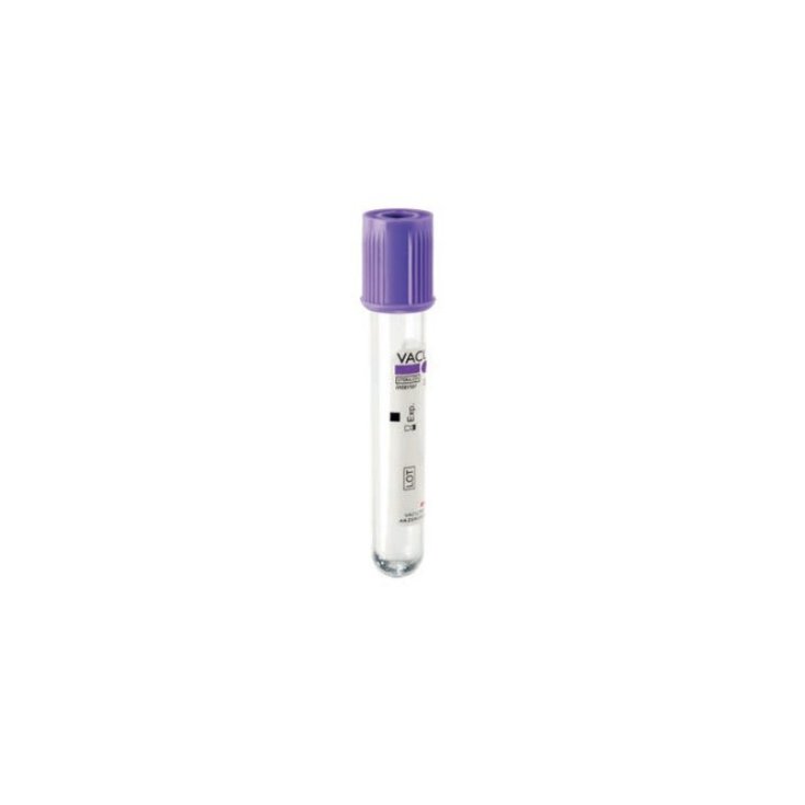 Provetta&nbsp;Sottovuoto con EDTA K3&nbsp;Vacutest Kima 100 Pezzi Viola