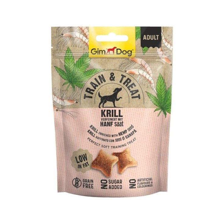 Train & Treat Krill & Canapa Gimdog 125g