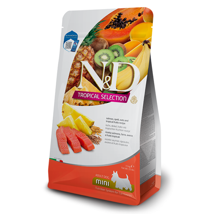 Dog Adult Mini Salmon N&D Tropical Selection 1,5Kg