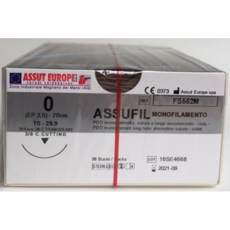 Assufil Usp 3,5 Triangolare 70cm Assut Europe 36 Buste