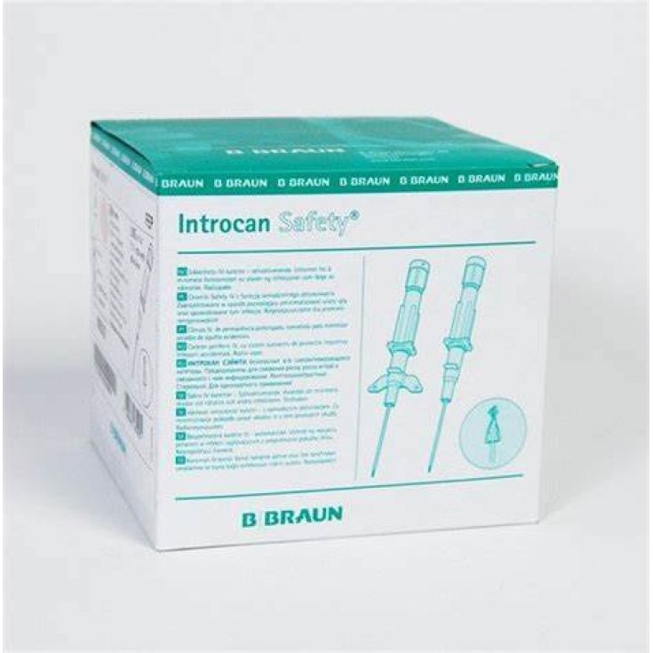 Introcan Ago Cannula 24g 19mm B Braun 50 Pezzi