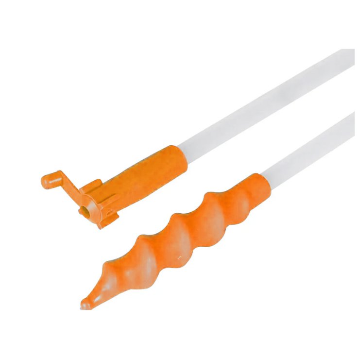 Catetere Suini Spirale Arancione Con/Tappo 1 Pezzo