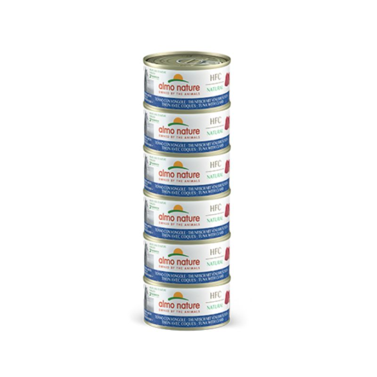 HFC Natural Cat Megapack Tonno con Vongole Almo Nature 6x70g