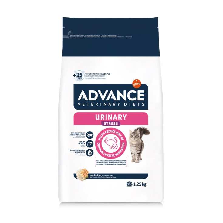 Urinary Stress  Cat Advance Veterinary Diets 1,25 Kg