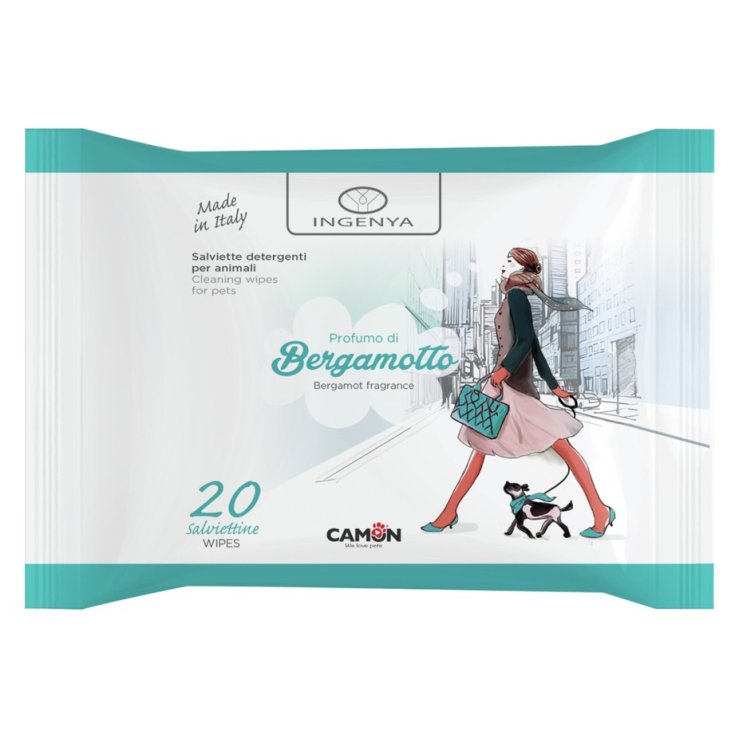 Ingenya Salviette Detergenti Al Bergamotto Camon 20 Pezzi