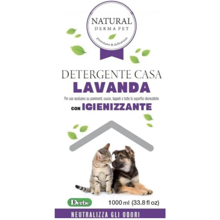 Igiene Casa Profumo Lavanda Natural Derma Pet 1L